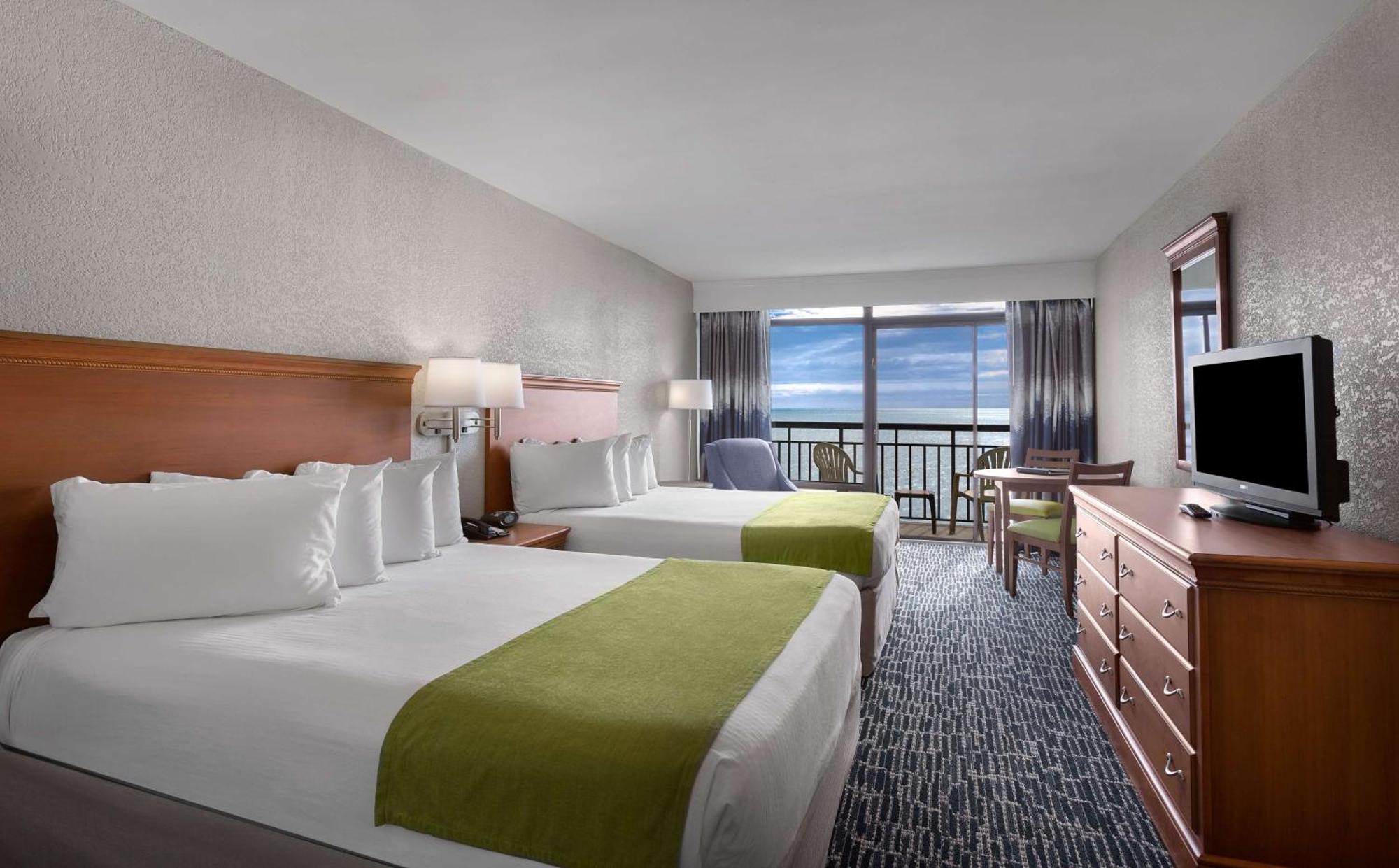 Queen Room with Two Queen Beds and Balcony - Ocean Front/North Building