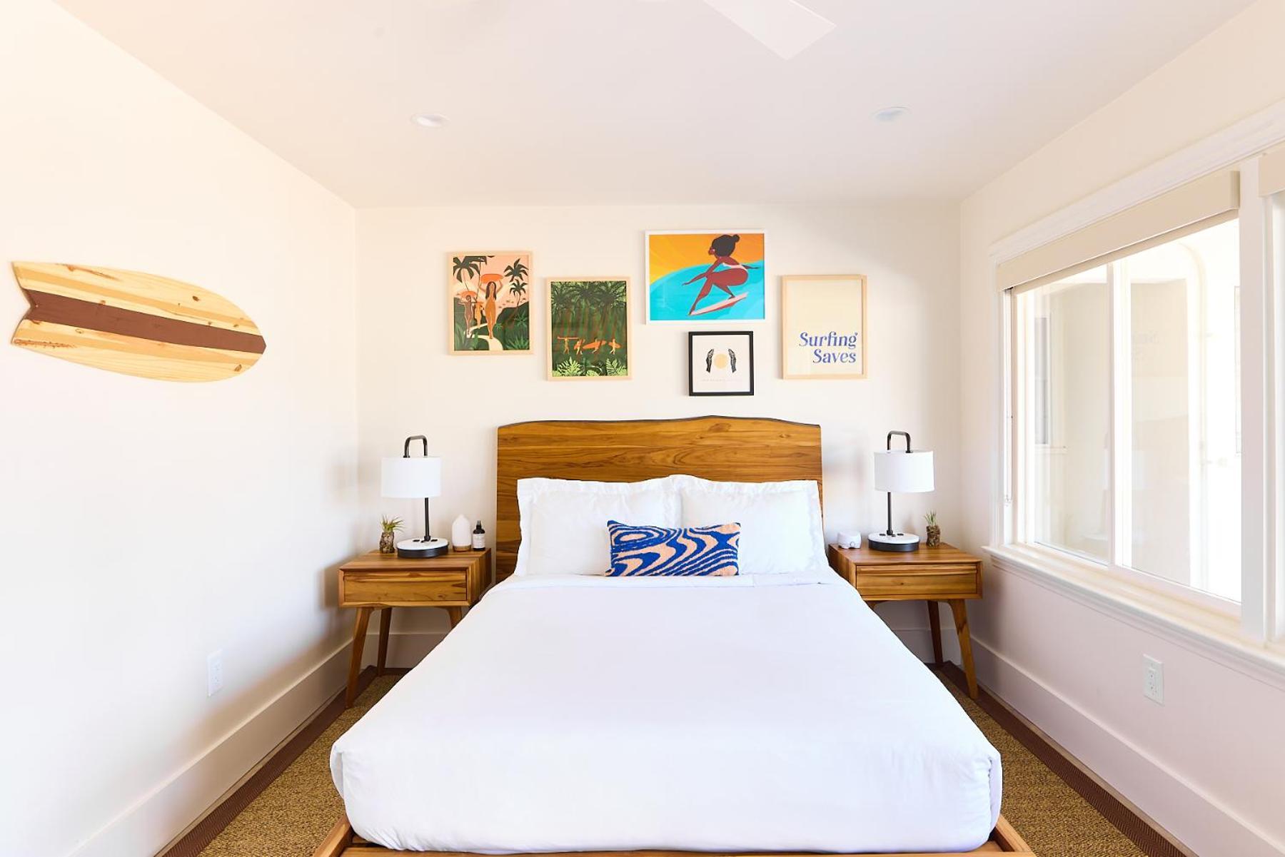 Peaceful Queen Room Bunk Beds