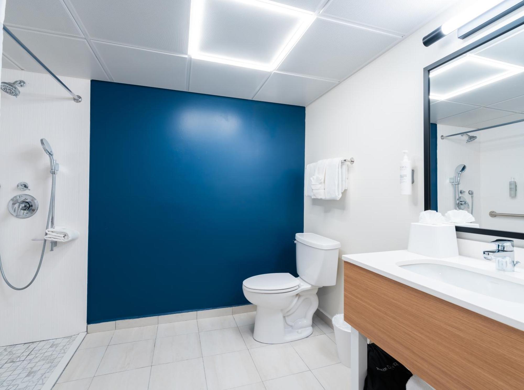 Queen Room with Sofa Bed and Roll-In Shower - Mobility Access