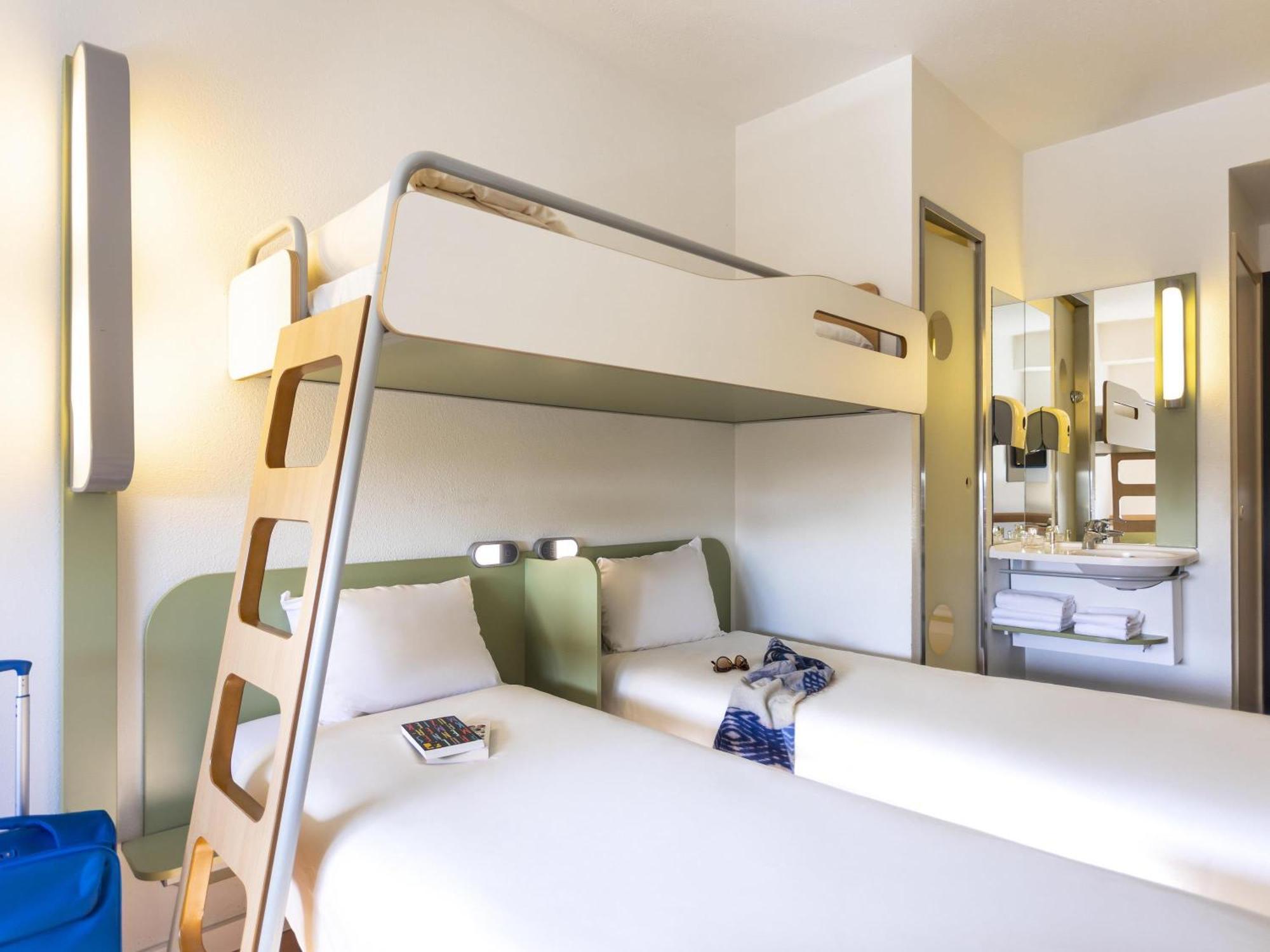 Standard Double Room Two Single Beds One Bunk Bed