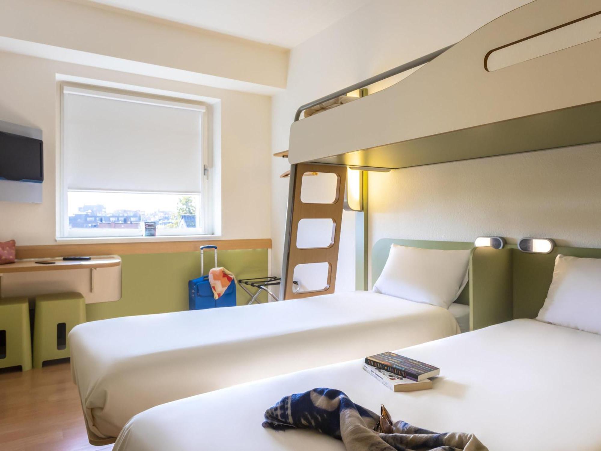 Standard Double Room Two Single Beds One Bunk Bed