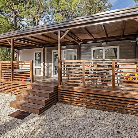 Eurocamp Mobile Homes At Campsite Porton Nature Hideouts-2
