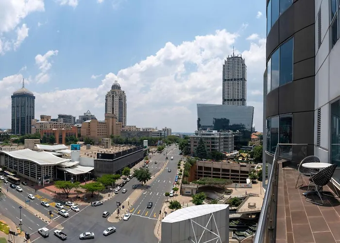 Hotel with view: Radisson Blu Gautrain Hotel, Sandton Johannesburg
