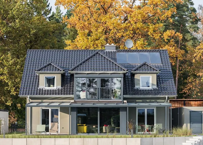 Luxus Ferienhaus für 8 Personen am See inkl. Boot