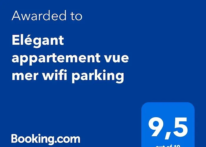 BARCARESA-Elégant appartement vue mer wifi parking