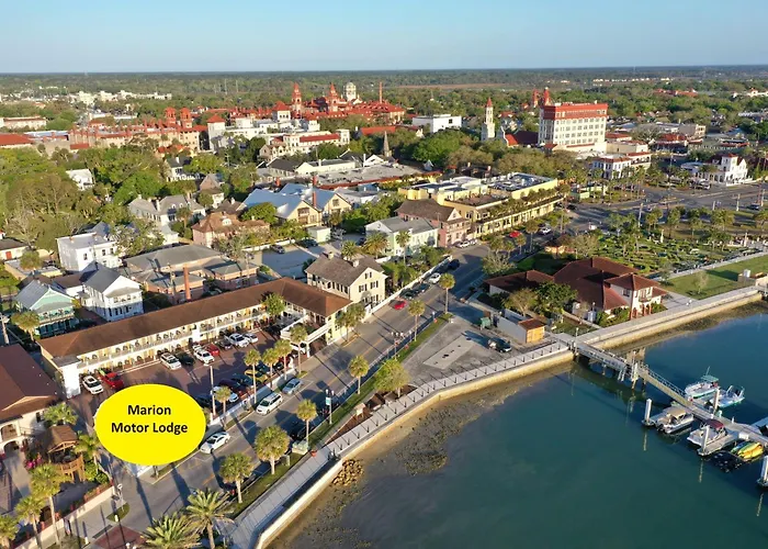 Historic Waterfront Marion Motor Lodge In Downtown St Augustine