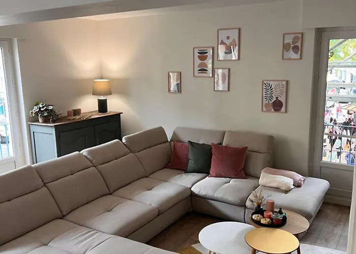 Grand appartement lumineux en plein centre-ville