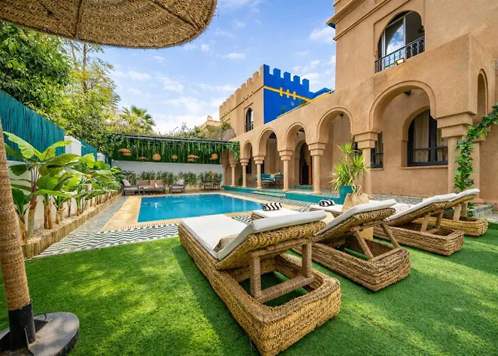 Villa majorelle , piscine privée ,4 suits