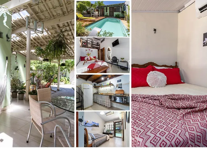 Boechat Loft 300m da praia 3 quartos piscina privativa jardim