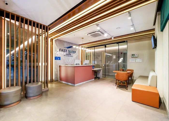 Fast Sleep Suites by Slaviero Hoteis - dentro do Aeroporto de Guarulhos - Terminal 2 - desembarque oeste